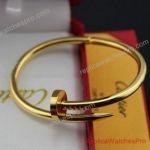 Best Replica Cartier Juste Un Clou Bracelet Yellow Gold Nail Bangle